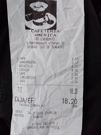 Cafetería América